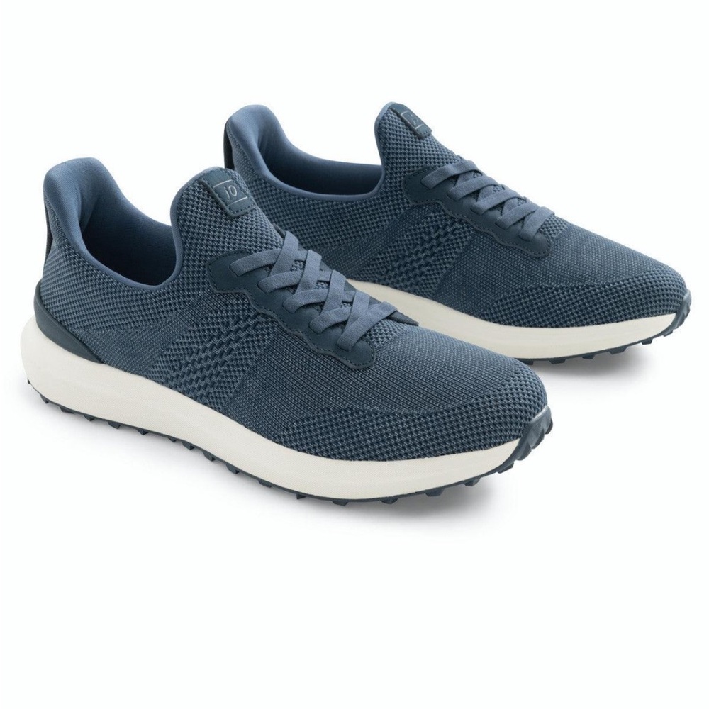 Johnnie-O Knit Range Runner 2.0 Golf and Casual Shoe Denim Blue Size 11 - Picture 2 of 13